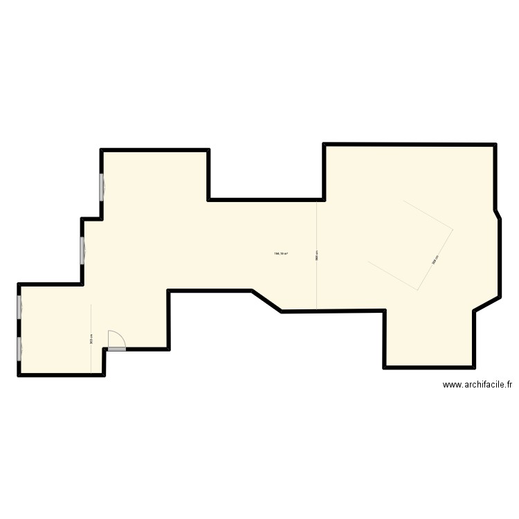 maria de molina 1. Plan de 1 pièce et 194 m2