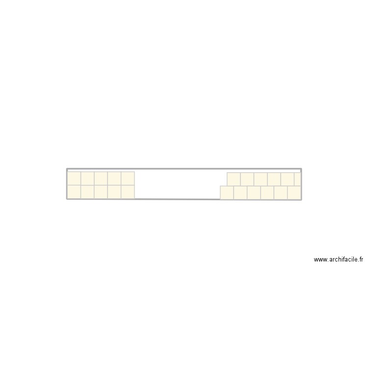 8559-PLAN-CÉRAMIQUE DOSSERET. Plan de 1 pièce et 2 m2