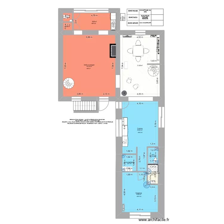 SIMON 03 zone 03. Plan de 10  et 136 m²