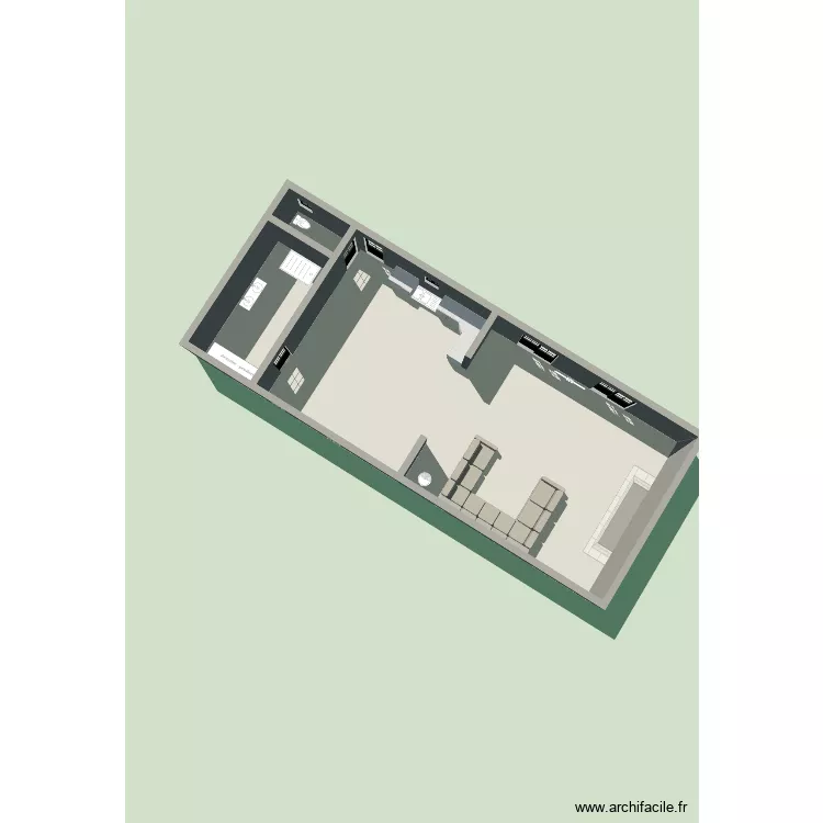 Pierre ronde 3. Plan de 2 et 110 m² Pierre ronde 3. Plan de 2 et 110 m²