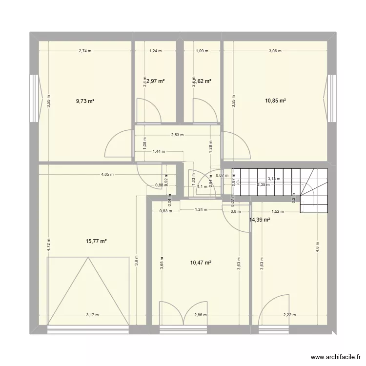 RDC. Plan de 7 et 67 m² RDC. Plan de 7 et 67 m²