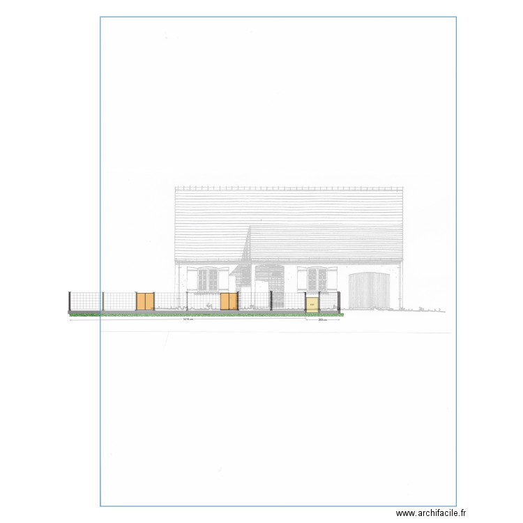 CLOTURE. Plan de 0 pièce et 0 m2