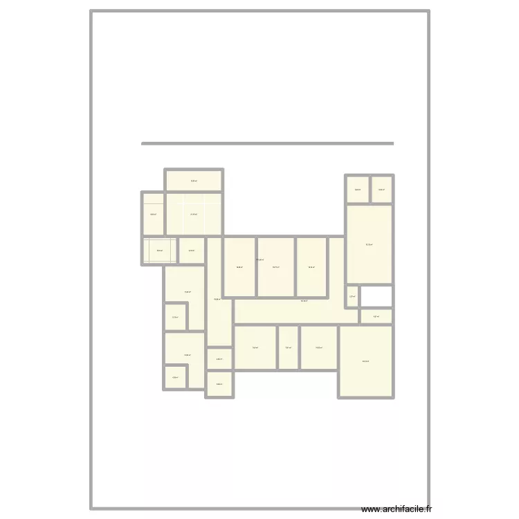 kkk. Plan de 26 Pièces et 1831 m²