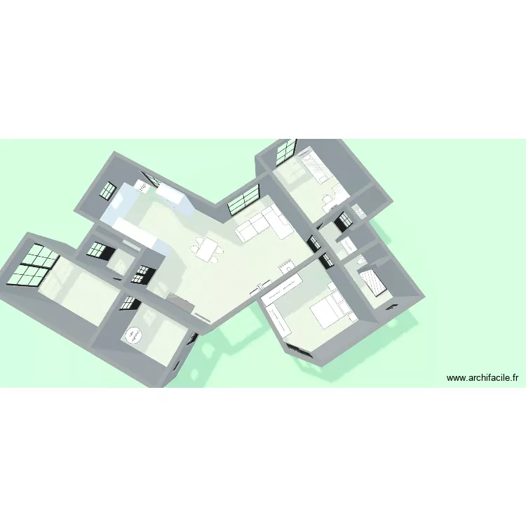 rivesaltes 66. Plan de 10  et 121 m²