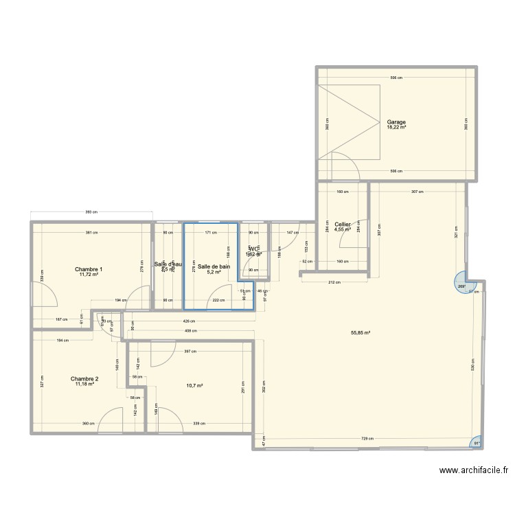 COURROS. Plan de 0 pièce et 0 m2