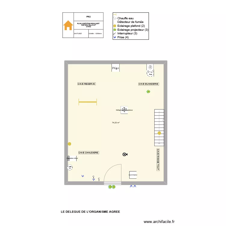 PLAN HABITATION DE WAULSORT CAVES2. Plan de PLAN HABITATION DE WAULSORT CAVES2. Plan de