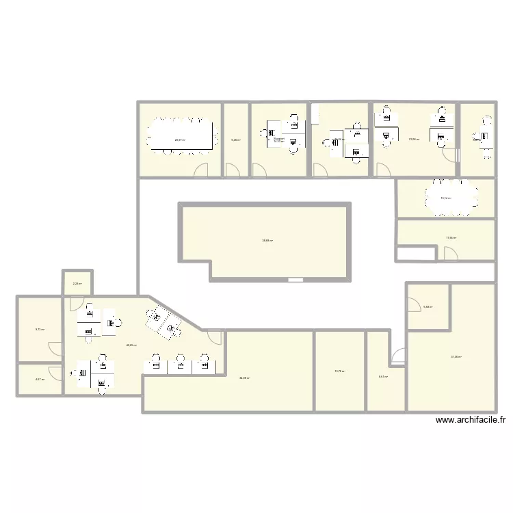 Plan RDC gauche. Plan de Plan RDC gauche. Plan de