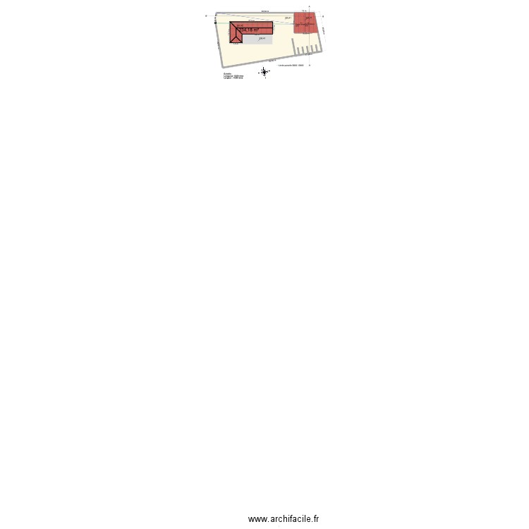 PCMI - Plan de masse 3 - 10/2025. Plan de 2 pièces et 398 m2