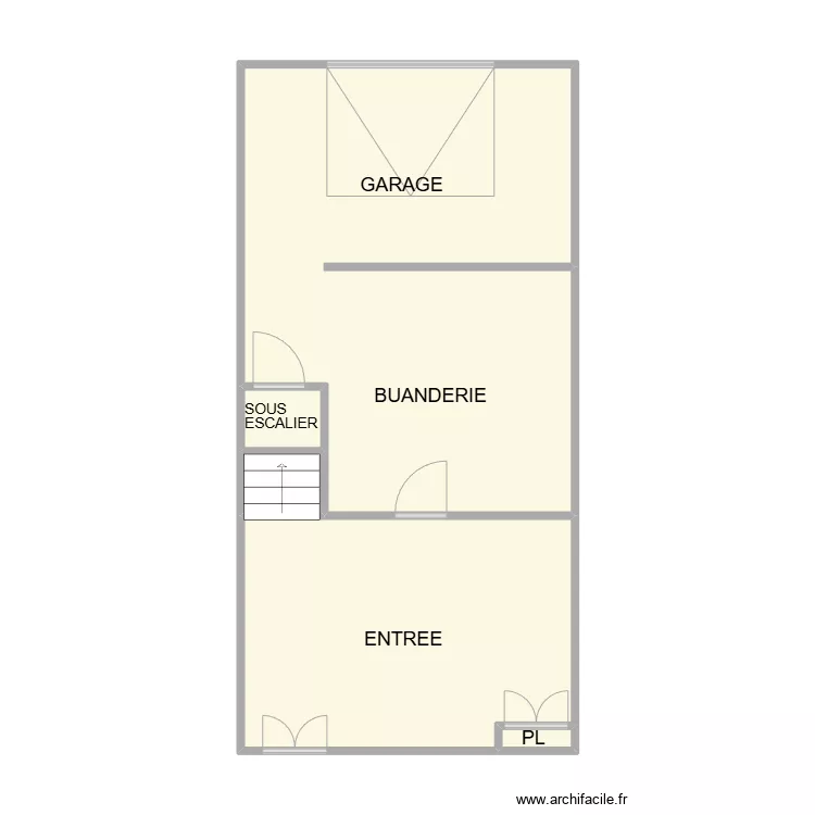 PLAN RDC MONTFRIN. Plan de PLAN RDC MONTFRIN. Plan de