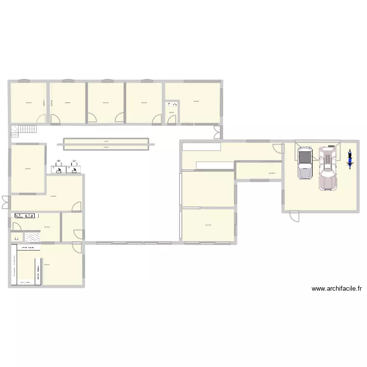 maison. Plan de 