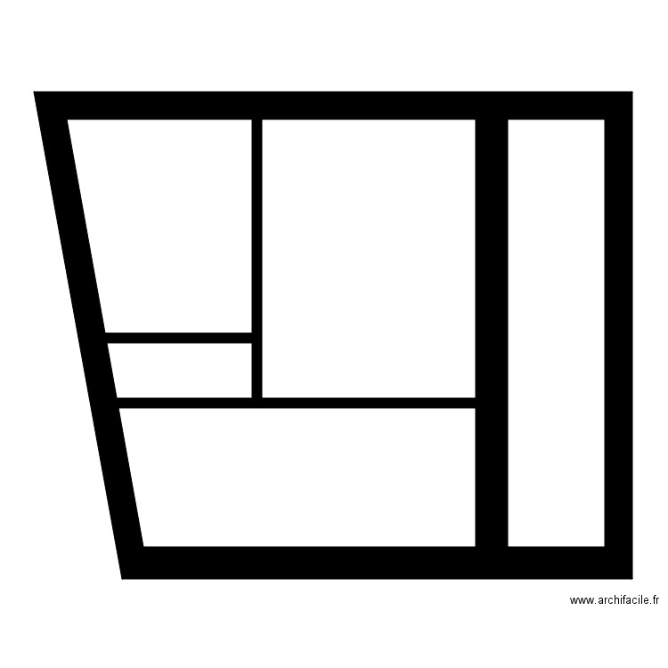 Latestaire 01. Plan de 3 pièces et 78 m2