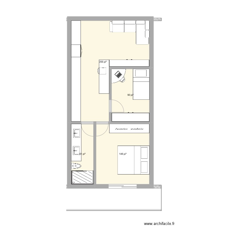 Arpartementer rir. Plan de 0 pièce et 0 m2