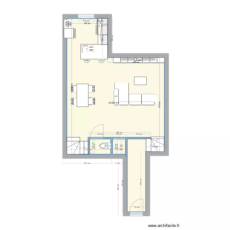LOFT AUBIGNAN. Plan de LOFT AUBIGNAN. Plan de