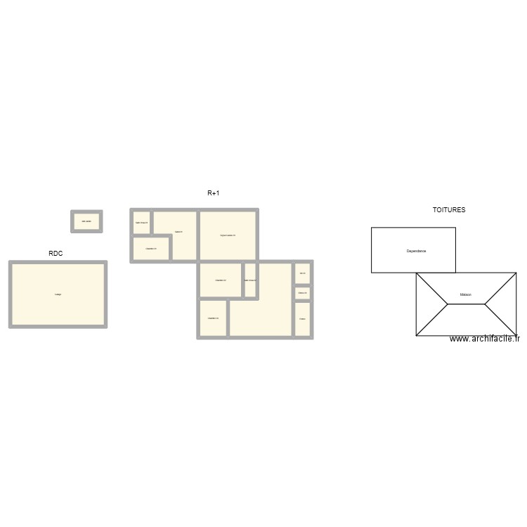 350602306. Plan de 13 pièces et 175 m2
