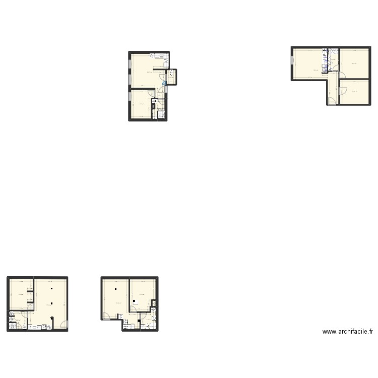 blois. Plan de 16 pièces et 168 m2