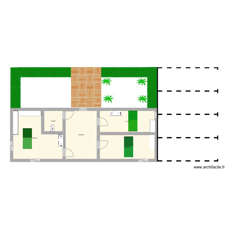 institut archifacile. Plan de 0 pièce et 0 m2