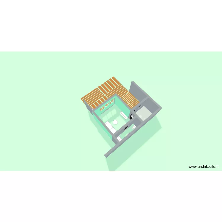 PRO_COUL_cabanon projet_01. Plan de 1 et 5 m² PRO_COUL_cabanon projet_01. Plan de 1 et 5 m²