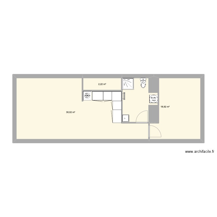 RDC. Plan de 0 pièce et 0 m2