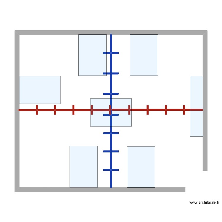 Plan à échelle réelle. Plan de 0 pièce et 0 m2