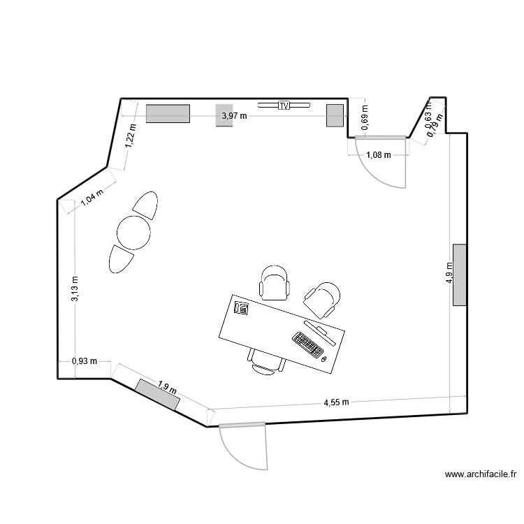 MELUN. Plan de 0 pièce et 0 m2