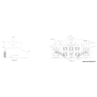 Fa&ccedil;ade sud et est existant 2