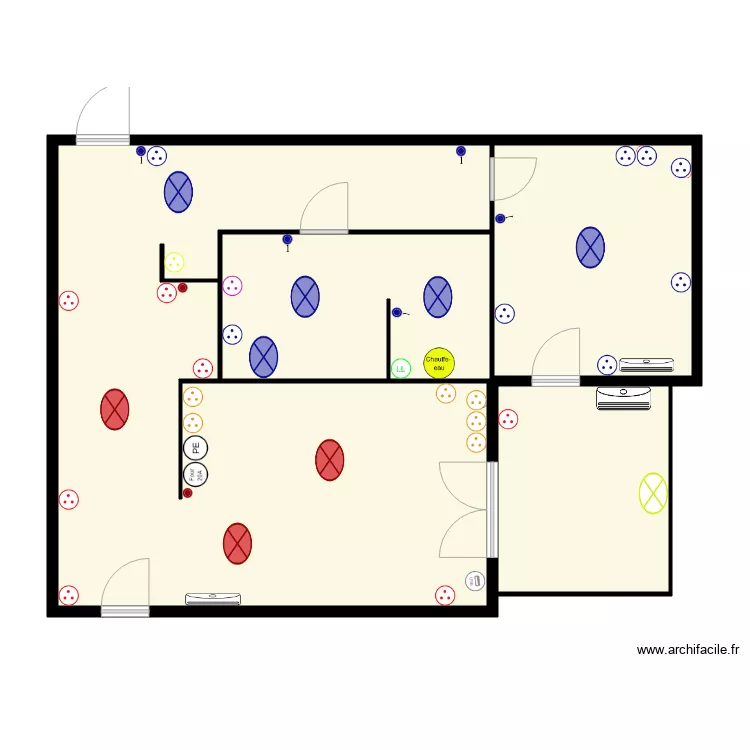 APPART QUENTIN ELEC. Plan de APPART QUENTIN ELEC. Plan de