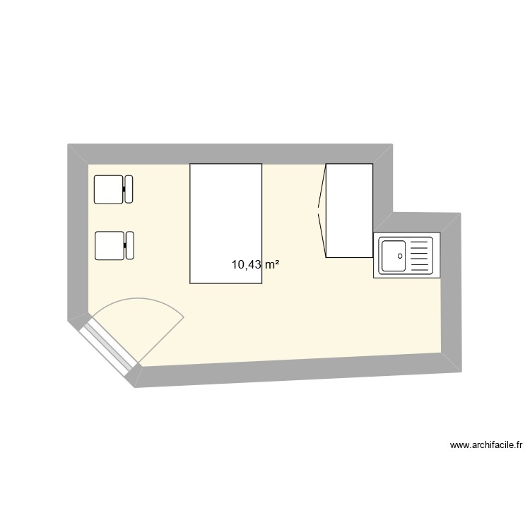 local. Plan de 0 pièce et 0 m2