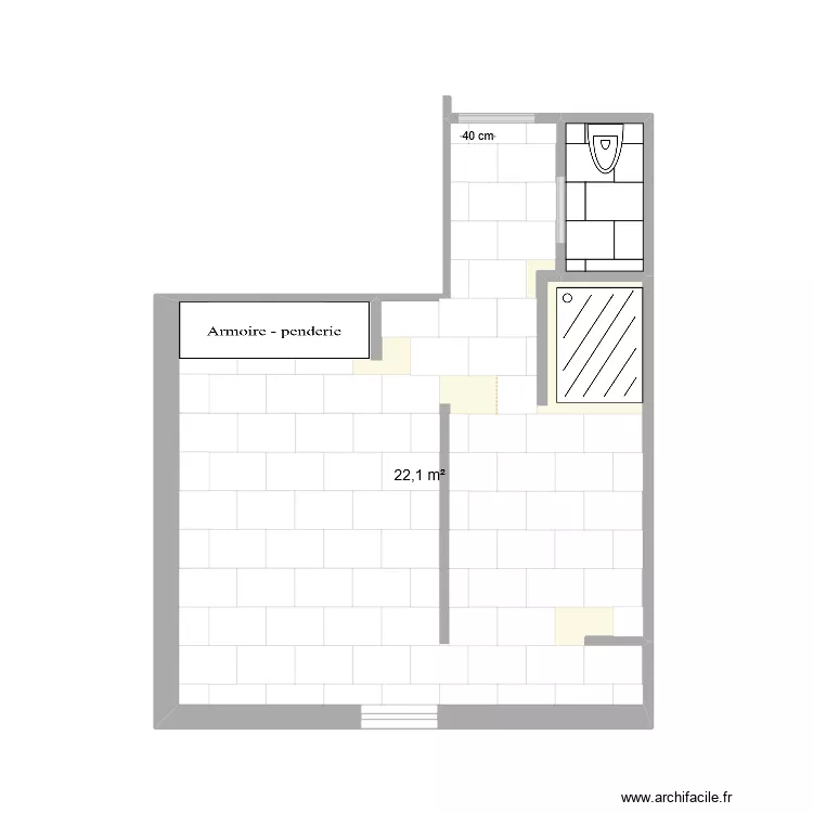 CH5 Calepinage WC V2. Plan de CH5 Calepinage WC V2. Plan de