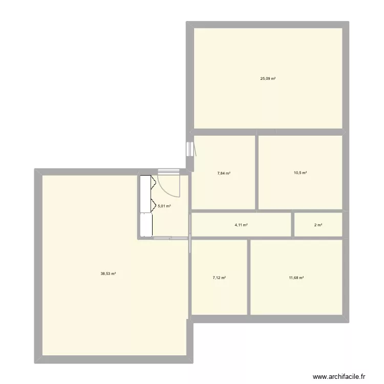 Avrillé V3. Plan de 9 et 112 m² Avrillé V3. Plan de 9 et 112 m²