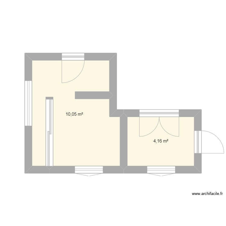 Maison 1. Plan de 0 pièce et 0 m2