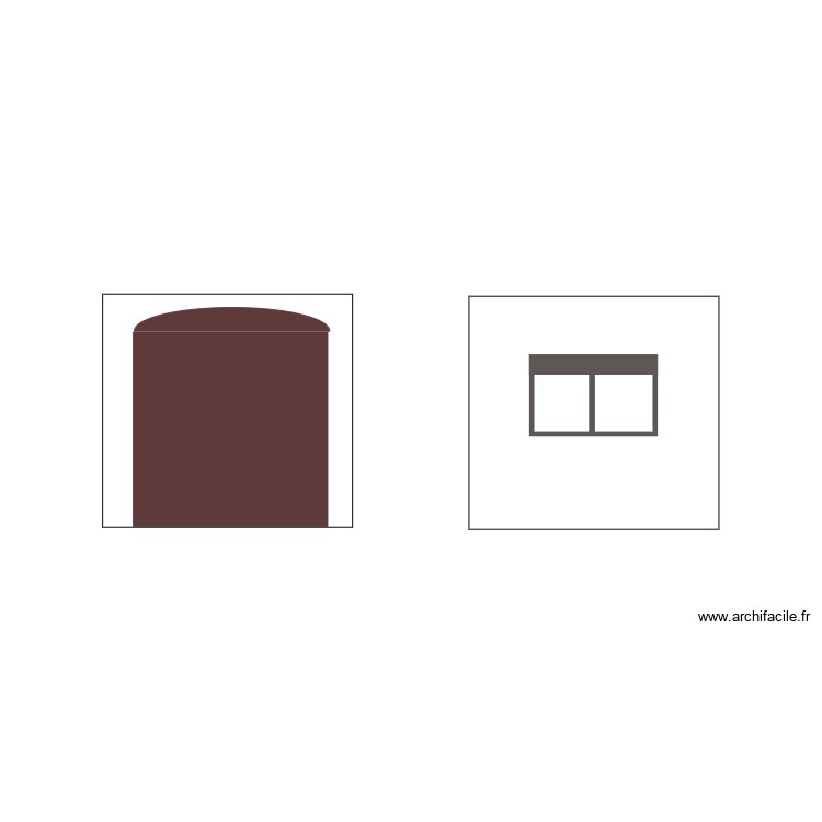 Garage. Plan de 0 pièce et 0 m2