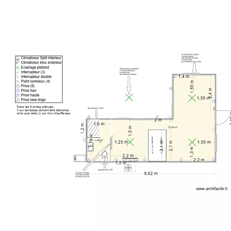 home concept bureau d&eacute;finitif S&eacute;bastien. Plan de 2  et 32 m²