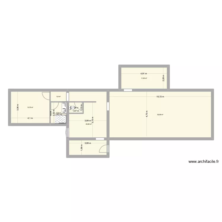 M. Bayon. Plan de 7 et 108 m² M. Bayon. Plan de 7 et 108 m²