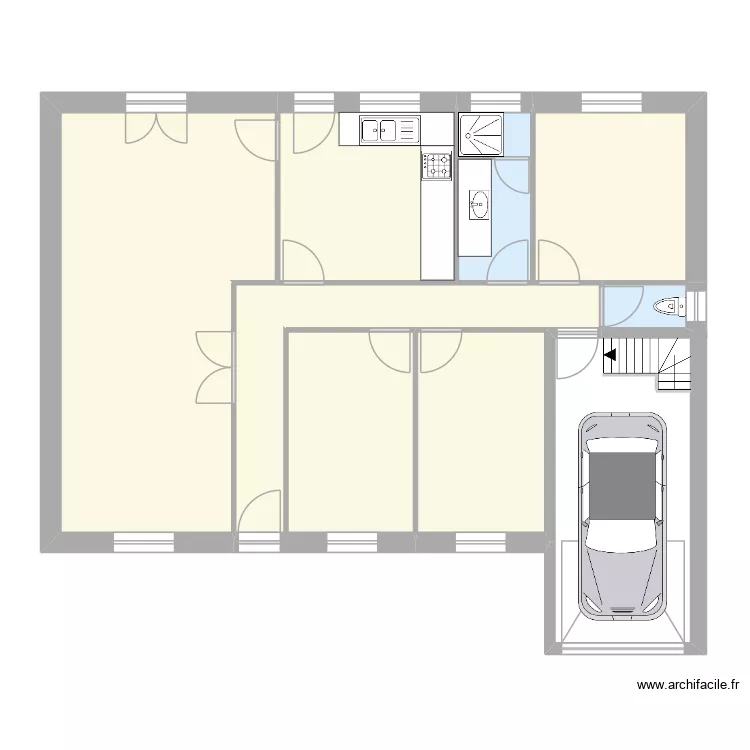 PLAN BOURGIN. Plan de 7  et 87 m²