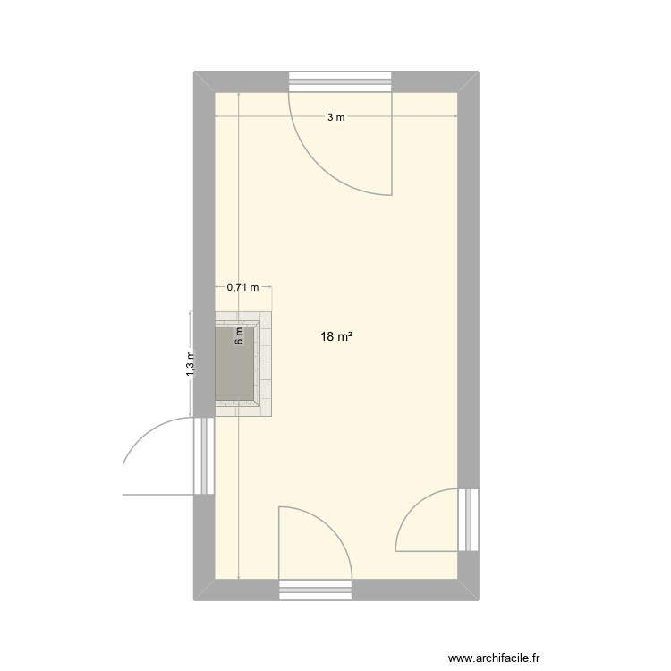 Cuisine. Plan de 0 pièce et 0 m2 Cuisine. Plan de 0 pièce et 0 m2