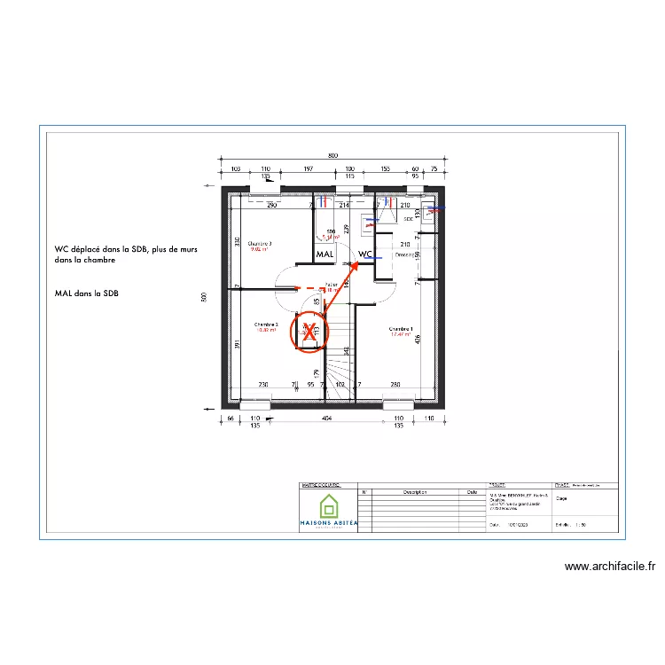 BENKHELIF ETAGE HYDRAULIQUE. Plan de 