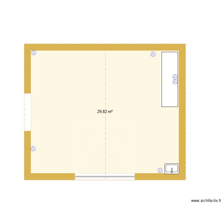 GARAGE. Plan de 0 pièce et 0 m2