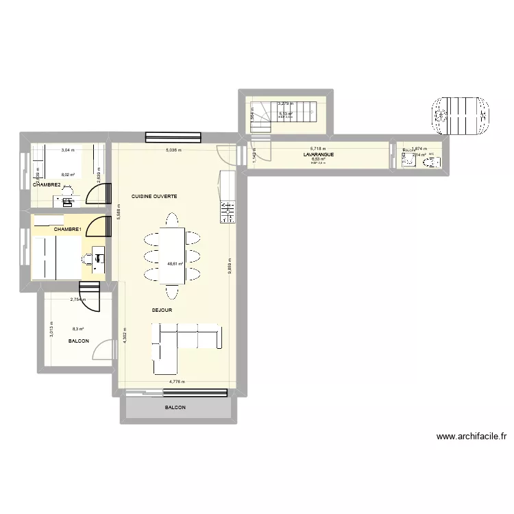 ANDREFANDROVA. Plan de 12  et 213 m²