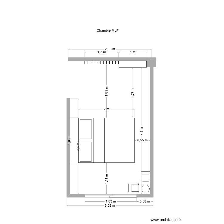NISSA - Chambre MLF. Plan de 0 pièce et 0 m2 NISSA - Chambre MLF. Plan de 0 pièce et 0 m2