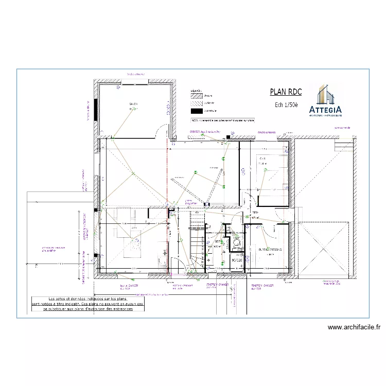 Chauvat rdc. Plan de Chauvat rdc. Plan de