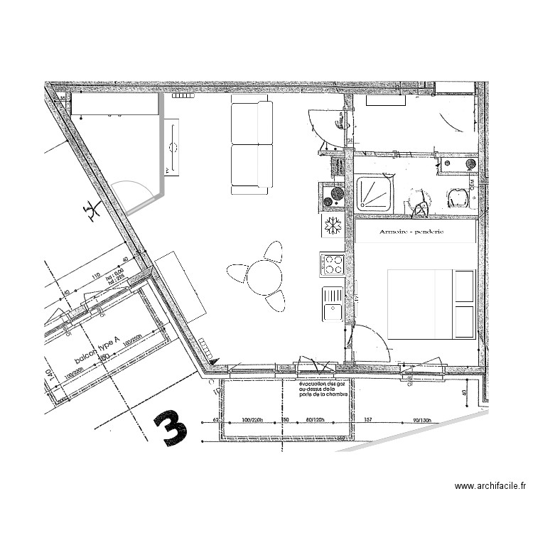 projet 2. Plan de 0 pièce et 0 m2