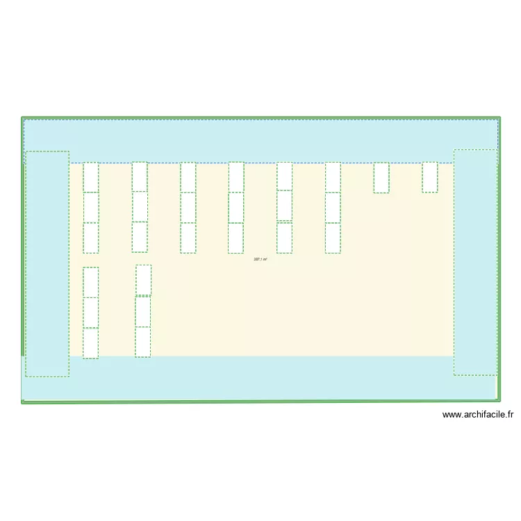 salle &agrave; manger saint Julien. Plan de 