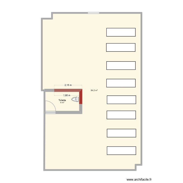 Pharmacie. Plan de 0 pièce et 0 m2