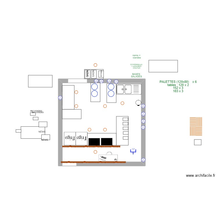 MUSILAC 2024. Plan de 1 pièce et 25 m2