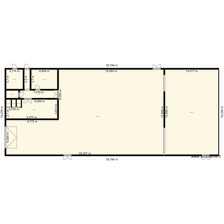 SMP NIVEAU HAUT. Plan de 11 pièces et 616 m2