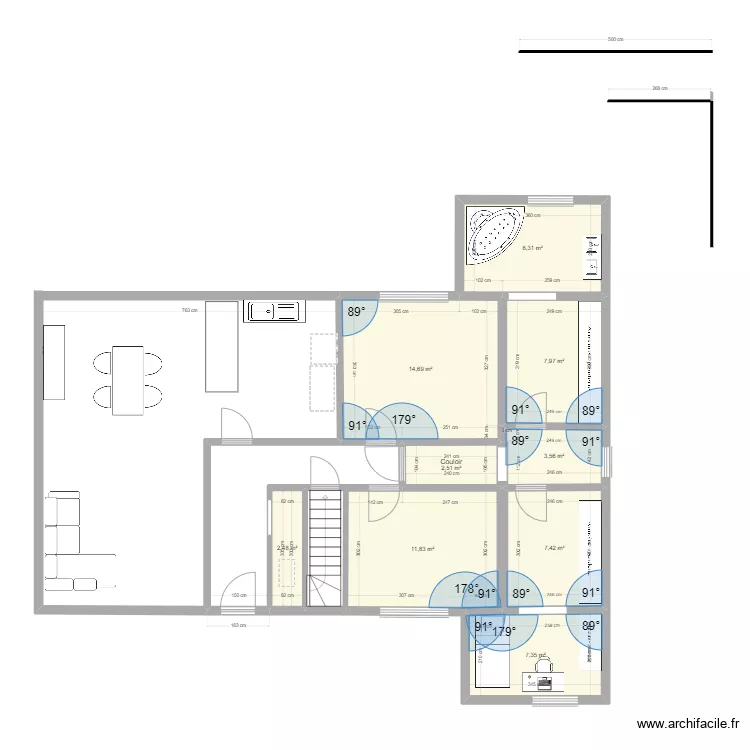 Rez et projet Julie. Plan de 