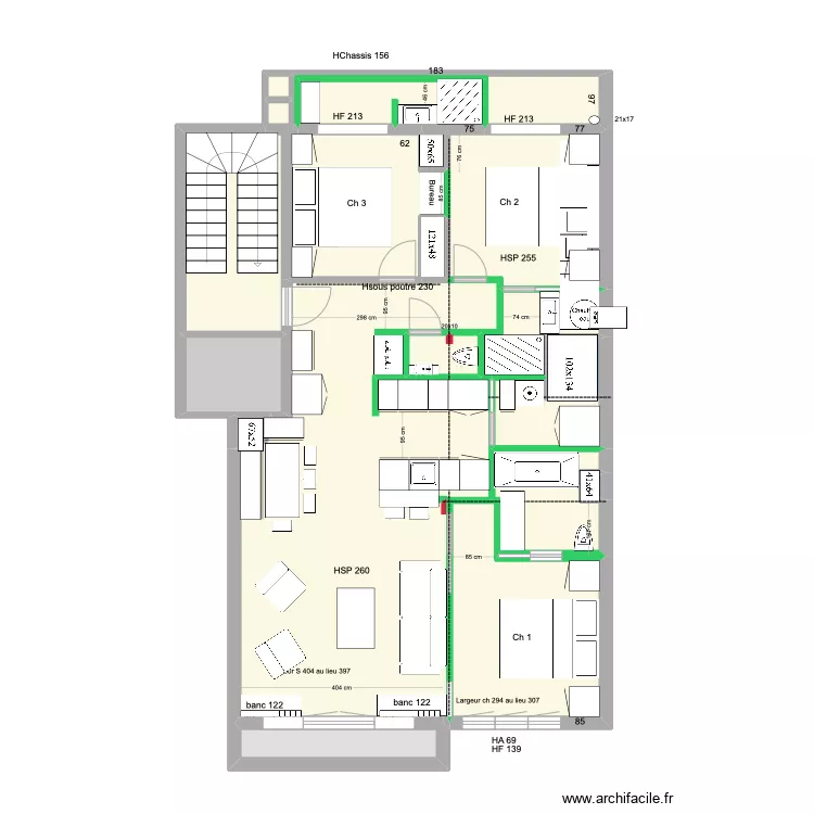 Meerlaan Projet Ad&eacute; 2  nouveaux murs. Plan de 0 pièce et 0 m2