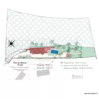 Escourche plan de masse projet