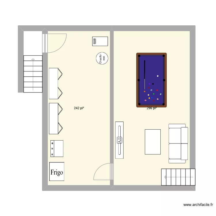 FG-48C. Plan de 2  et 50 m²
