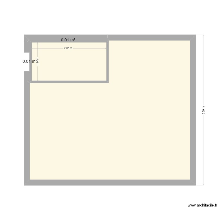 SDB Poolhouse. Plan de 4 pièces et 30 m2